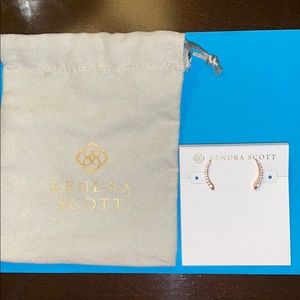 EUC Kendra Scott Whit Ear Climbers - Rose Gold